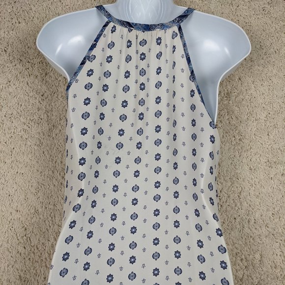 Pink Republic* Women's Camisole Sleeveless Split Neck Curved Hem Blouse~ Medium - Picture 5 of 11